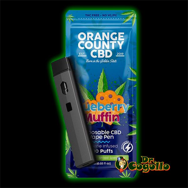 CBD POD DESECHABLE BLUEBERRY MUFFIN 1ML CBD 600MG Orange County CBD