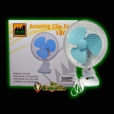 VENTILADOR CLIP OSCILANTE 18 CM CON PINZA PARA ARMARIOS Pure Factory