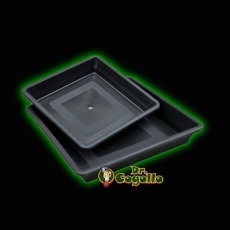 PLATO CUADRADO NEGRO 18/20