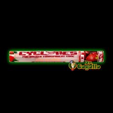 CYCLONES CLEAR CONES "STRAWBERRY" .