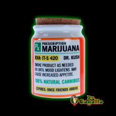 TARRO CERAMICA MARIJUANA 300ML.