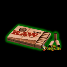 FILTROS RAW TIPS PREROLLED. CAJA 21 UD.