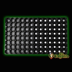 BANDEJA 144 ALVÉOLOS  JIFFY 24 MM. SIN PASTILLAS.