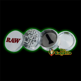 GRINDER ALUMINIO 4 PARTES RAW 56MM.