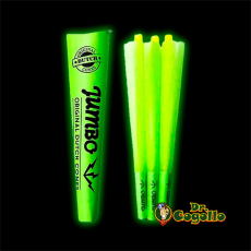 CONOS PAPEL JUMBO COLOR VERDE KING SIZE.