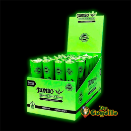 CONOS PAPEL JUMBO COLOR VERDE KING SIZE.