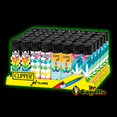 ENCENDEDOR CLIPPER SOPLETE JET FLAME RAINBOW WEED.