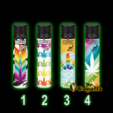 ENCENDEDOR CLIPPER SOPLETE JET FLAME RAINBOW WEED.