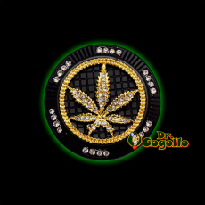 GRINDER BLING BLING HOJA 4 PARTES 50 MM - Dr.Cogollo Grow Shop