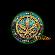 GRINDER BLING BLING HOJA RAINBOW 4 PARTES 50 MM - Dr.Cogollo Grow Shop