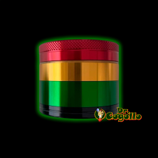 GRINDER ALUMINIO RASTA 4 PARTES 50 MM - Dr.Cogollo Grow Shop
