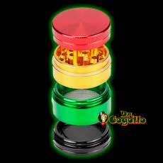 GRINDER ALUMINIO RASTA 4 PARTES 50 MM - Dr.Cogollo Grow Shop