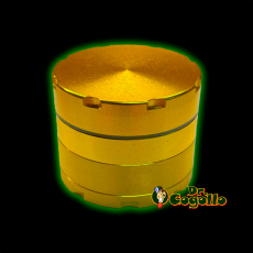 GRINDER ALUMINIO DELUXE ORO 4 PARTES 50MM - Dr.Cogollo Grow Shop