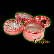 GRINDER LOVE PINK ORO ROSA 4 PARTES 63 MM