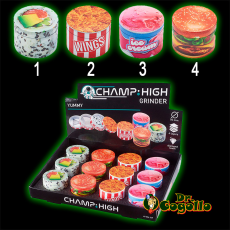 GRINDER YUMMY 4 PARTES 50 MM CHAMP HIGH - Dr.Cogollo Grow shop