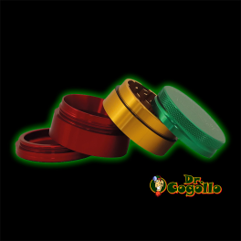 GRINDER ALUMINIO 4 PARTES RAW HAMMERCRAFT RASTA 50MM.