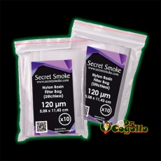 BOLSAS ROSIN-TECH 120 µm 5.08×11.43CM SECRET SMOKE