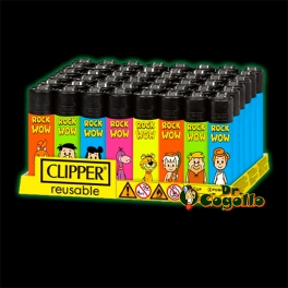 ENCENDEDOR CLIPPER WOW CLASSIC STONES
