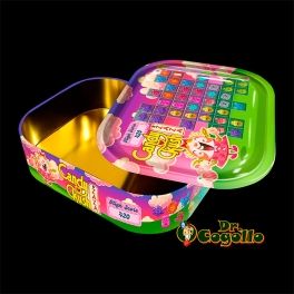 CAJA METAL CON BANDEJA PARA LIAR CANDY K 18x14x5 CM