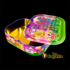 CAJA METAL CON BANDEJA PARA LIAR CANDY K 18x14x5 CM