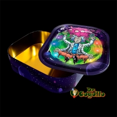 CAJA METAL CON BANDEJA PARA LIAR PURPLE MIND 18x14x5 CM