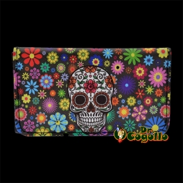 CARTERA TABACO MEXICAN SKULLS