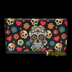 CARTERA TABACO MEXICAN SKULLS
