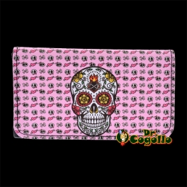 CARTERA TABACO MEXICAN SKULLS