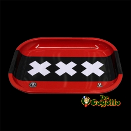 BANDEJA METAL V-SYNDICATE XXX AMSTERDAM PEQUEÑA 18x14 CM